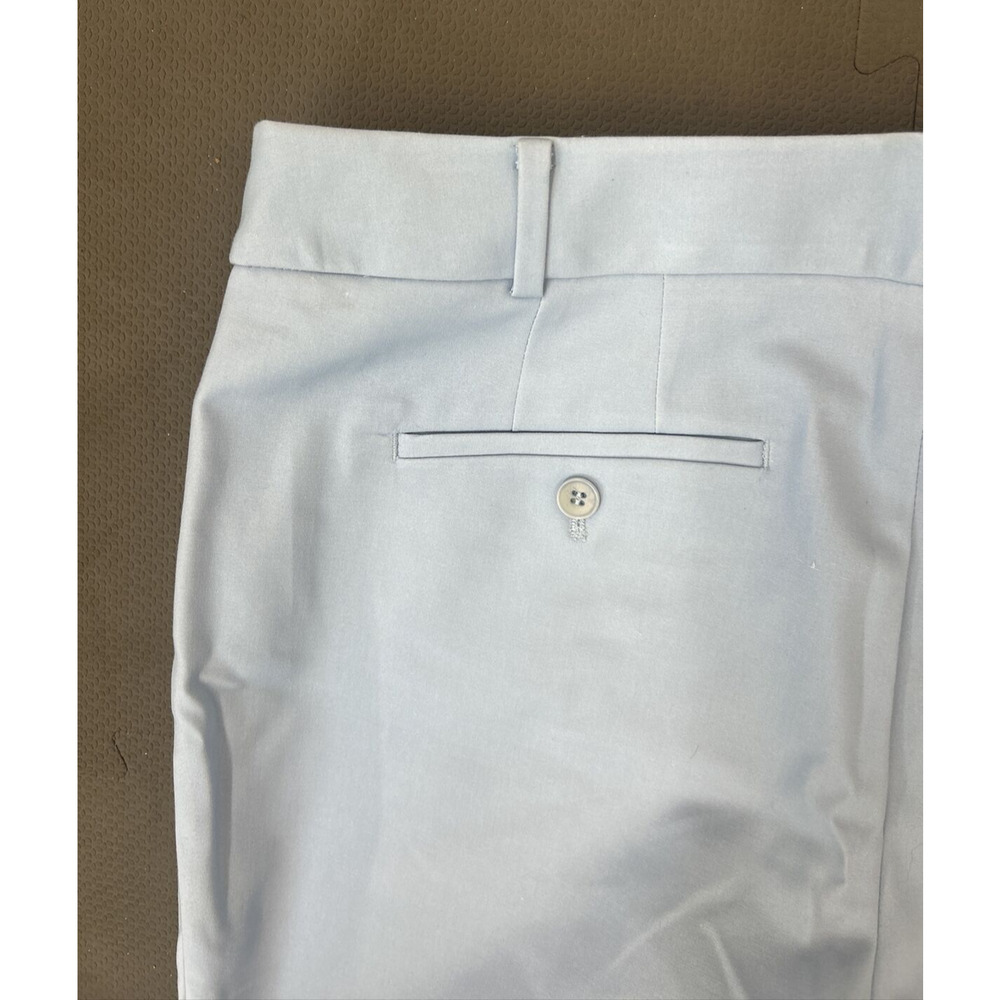 NWT Talbots Newport Trouser Pants Sz. 12 Sits at Waist Crop/Ankle Light Blue FS - Picture 7 of 9